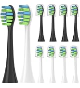 YMPBO Toothbrush Replacement Heads Compatible with 7AM2M AM101/AM105 Electric Toothbrush, Soft Du...