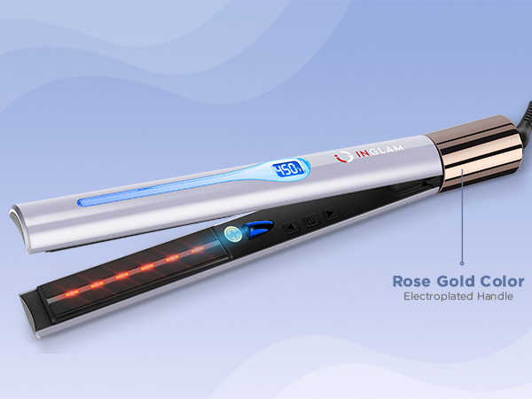 rose gold color electroplated handle