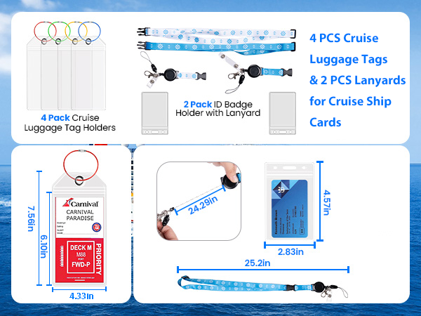 msc cruise luggage tag