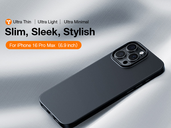 torras iphone 16 pro max case slim
