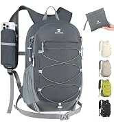 BECOJADDE Hiking Backpack 20L Small Backpack Packable Day pack Water Resistant Lightweight Travel...