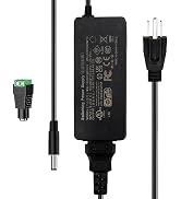 AOYADAISU 12V DC Power Supply Adapter,UL Listed 12 Volt 5 Amp 60W Power Supply with 5.5x2.1mm Plu...