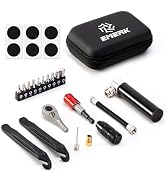 EMERK Bike Repair Tool Kit – Bicycle Multi-Tool Kit with Mini Pump, Ratchet Wrench & 10 Tool Bits...