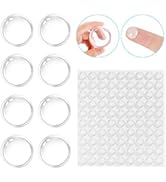 Clear Door Stoppers for Wall, 8Pcs 1.65" Door Handle Stopper and 90pcs Cabinet Door Bumper Clear