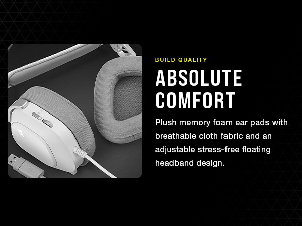comfortable gaming headset, comfortable headset, USB headset