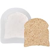Liobelon Mini Toast Mold, Tiny Toast Bread Silicone Mold, Artificial Toast Soap Molds, Small Simu...