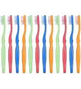 Henry Schein Acclean Youth Manual Toothbrush 12 Pack, 30 Tuft Compact Head, Soft Bristles, Curvy ...