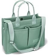ZHMO Large Canvas Tote Bag for Women With Pockets,Laptop Crossbody Purses Everything Everyday Bag...