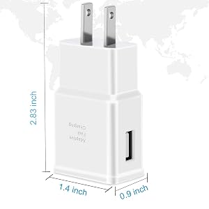 for Samsung Fast android phone Charger with USB Type C Cable 6ft for Samsung Galaxy S10 S9 S8 Plus