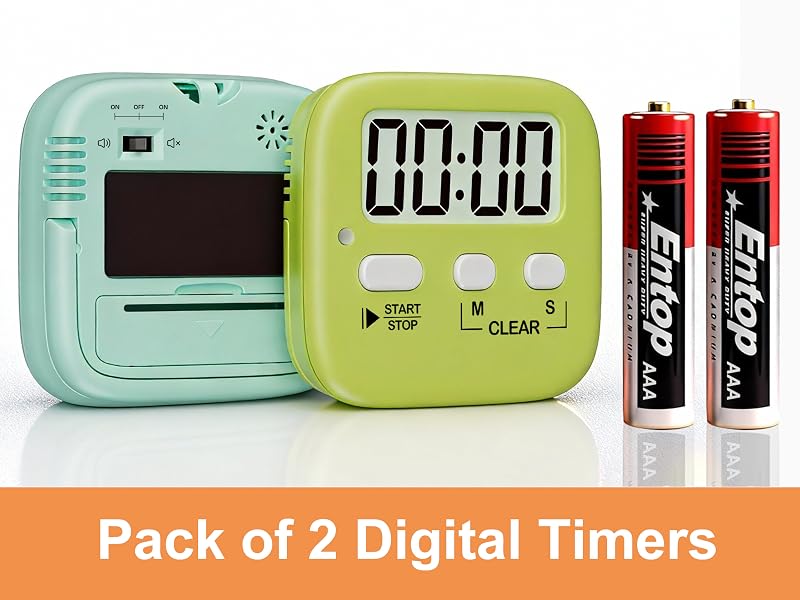 Pack of 2 Digital Timers