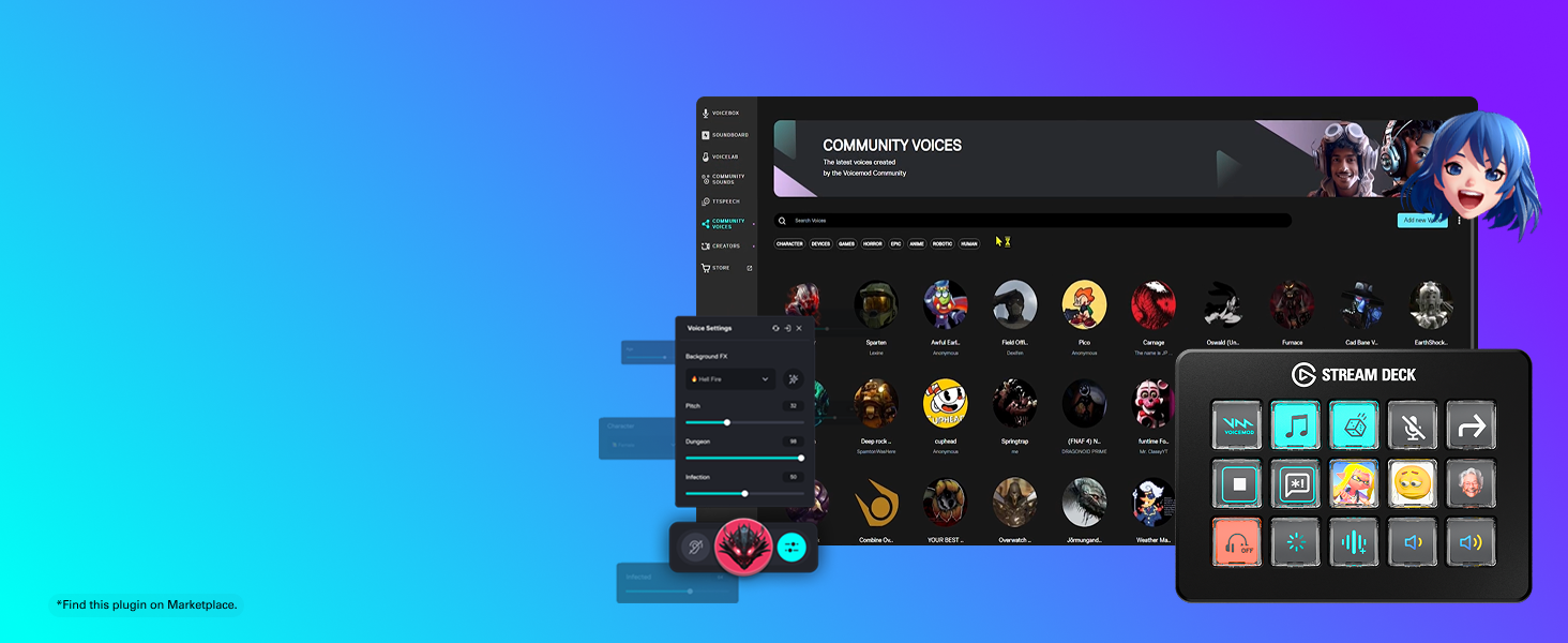 Stream Deck Scissor Keys