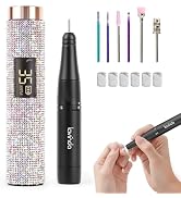 Lavinda Portable Nail Drill 35000 RPM, Professional Rechargeable Cordless Electric Nail File with...