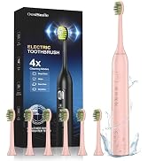 OasiSmile Sonic Electric Toothbrush for Adults, 42000 VPM Rechargeable Toothbrush for Sensitive T...