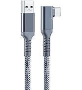 SUMPK 16ft USB C Charging Cable, VR Link Cable Compatible for Oculus Quest 2, 90 Degree 5Gbps Hig...
