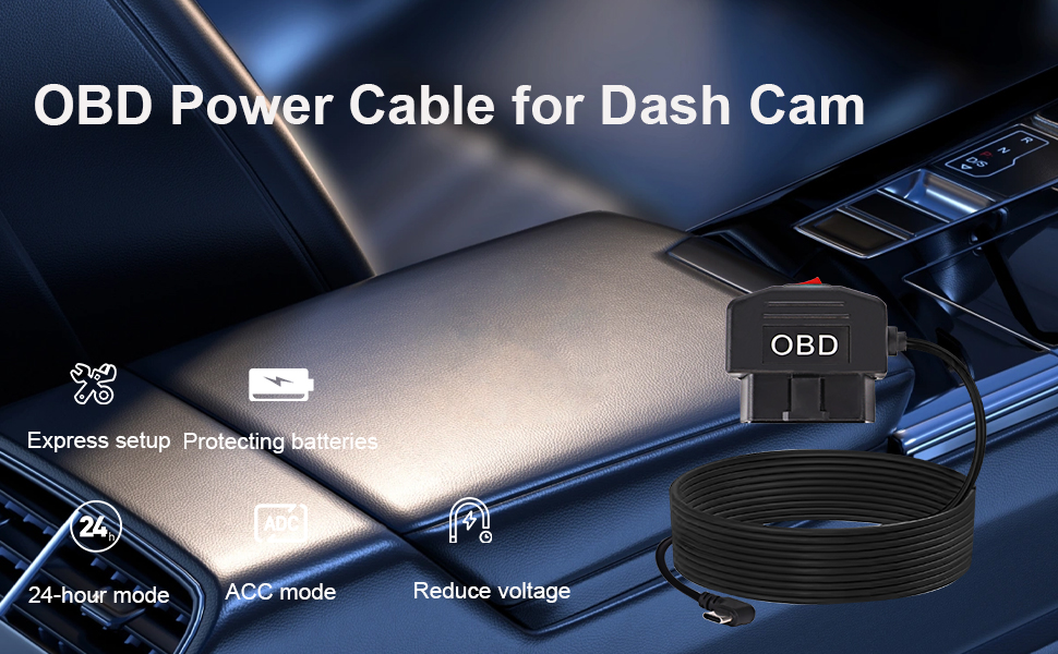 OBD Power Cable for Dash Camera
