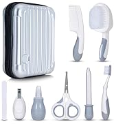 Little Angel Baby Healthcare and Grooming Kit, Safety Newborn Nursery Care Set, with Hair Brush C...