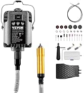 VEVOR Flex Shaft Grinder, 1200W 30,000RPM Electric Flex Shaft Rotary Tool Carver, Multi-functiona...
