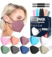 FENFEN KN95 Face Masks Disposable Adults - 50 Pack 5 Layer Protection Dust Breathable Comfortable...