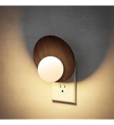 JandCase Night Lights Plug Into Wall, 1 Pack Plug in Night Light, 3000K Warm White, Dusk to Dawn ...