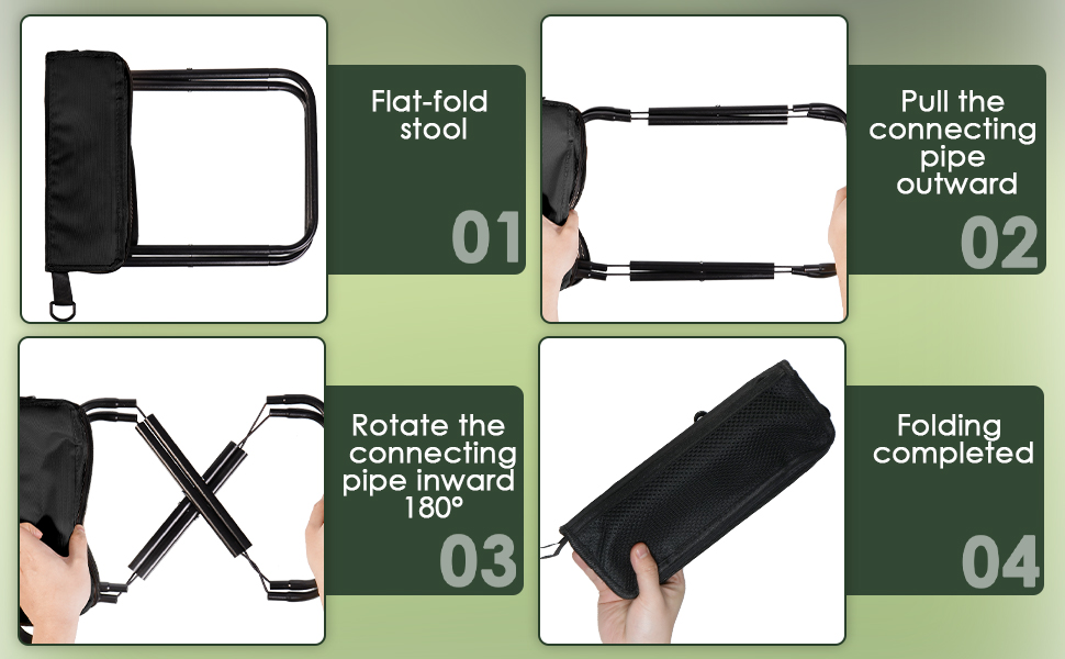 Ultra-Thin Portable Folding Stool