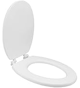 Uonlytech 1pc Durable Toilet Seat Lid Thickened Toilet Cover with Smooth Surface Easy to Install ...