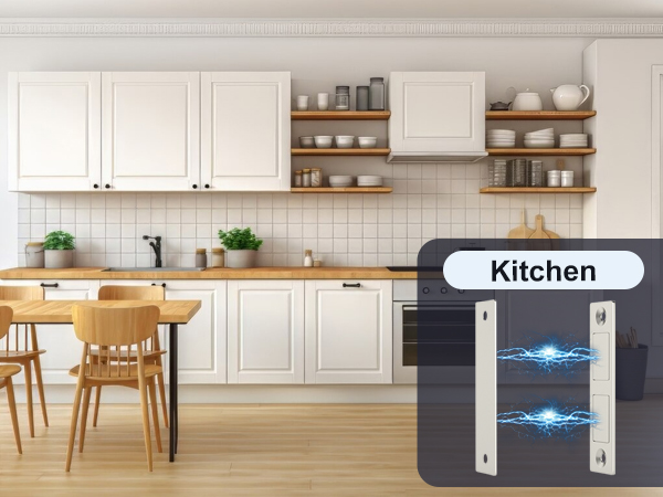 concealed magnetic door catch