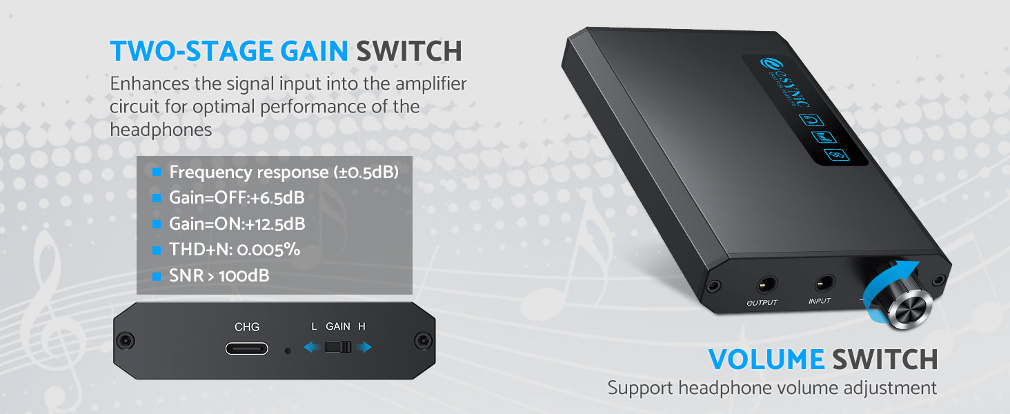 rechargeable headphone amp