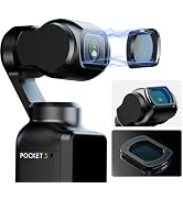 ULANZI PK-01 Black Mist Filter for DJI Osmo Pocket 3, Magnetic HD Optical Glass Aluminum Frame Ul...
