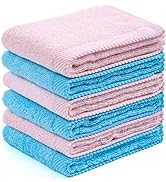 Mother-Earth Cotton Washcloths, Soft Face Towels, Absorbent Wash Cloths for Sensitive Skin