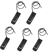 GANPUB 5Pcs Black Surfboard Fin Clips Replacement Surfboard Fin Buckle Paddle Fin Clamps Accessor...