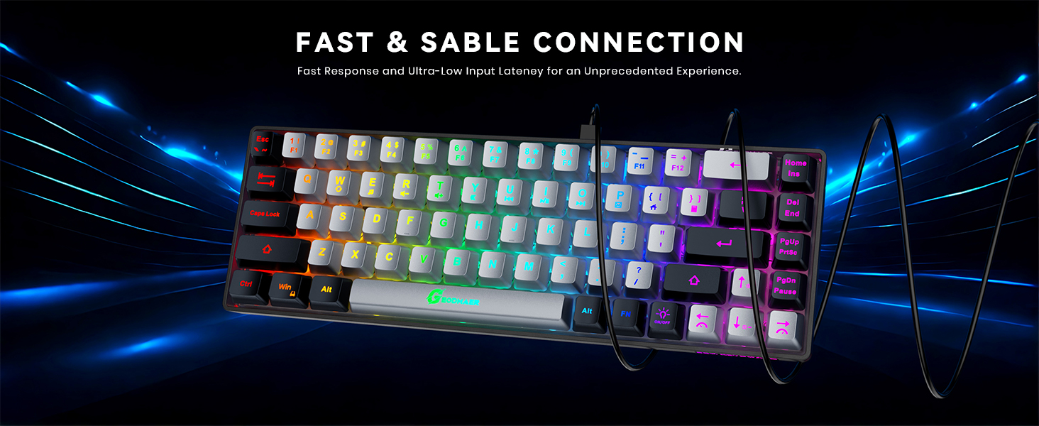 wired gaming keyboard