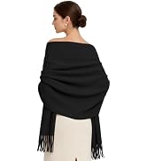 YSense Women's Pashmina Shawl Wraps Large Scarf for Women | Evening Dress Wedding Bridesmaid Brid...