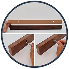 walnut magnetic knife rack