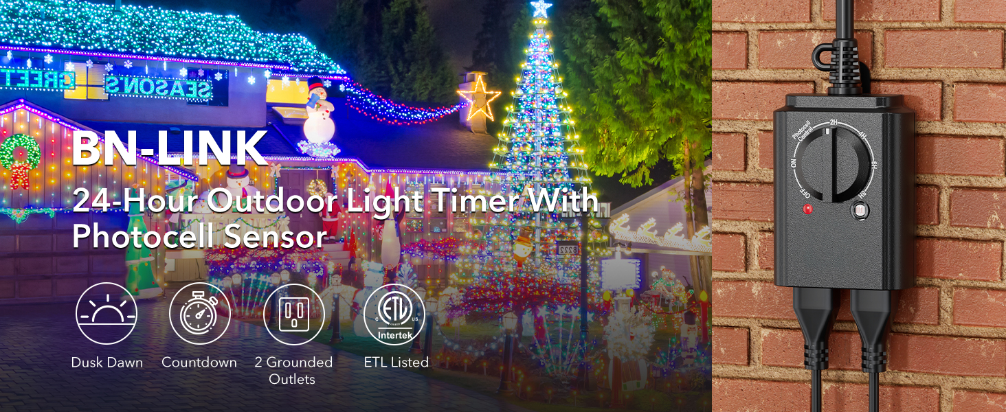 outdoor timer for lights