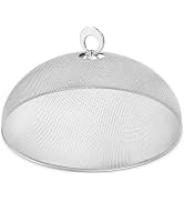 Stainless Steel Mesh Food Cover, 15.74 Inch Dome Tent Protector for Outdoor Picnic, Camping, Bbq,...