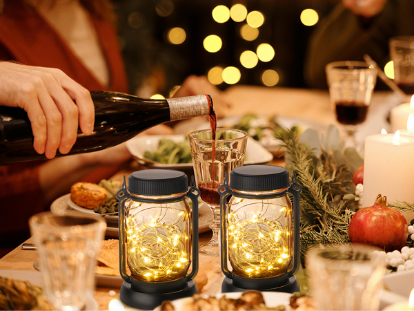 solar lanterns decorative for dinner table