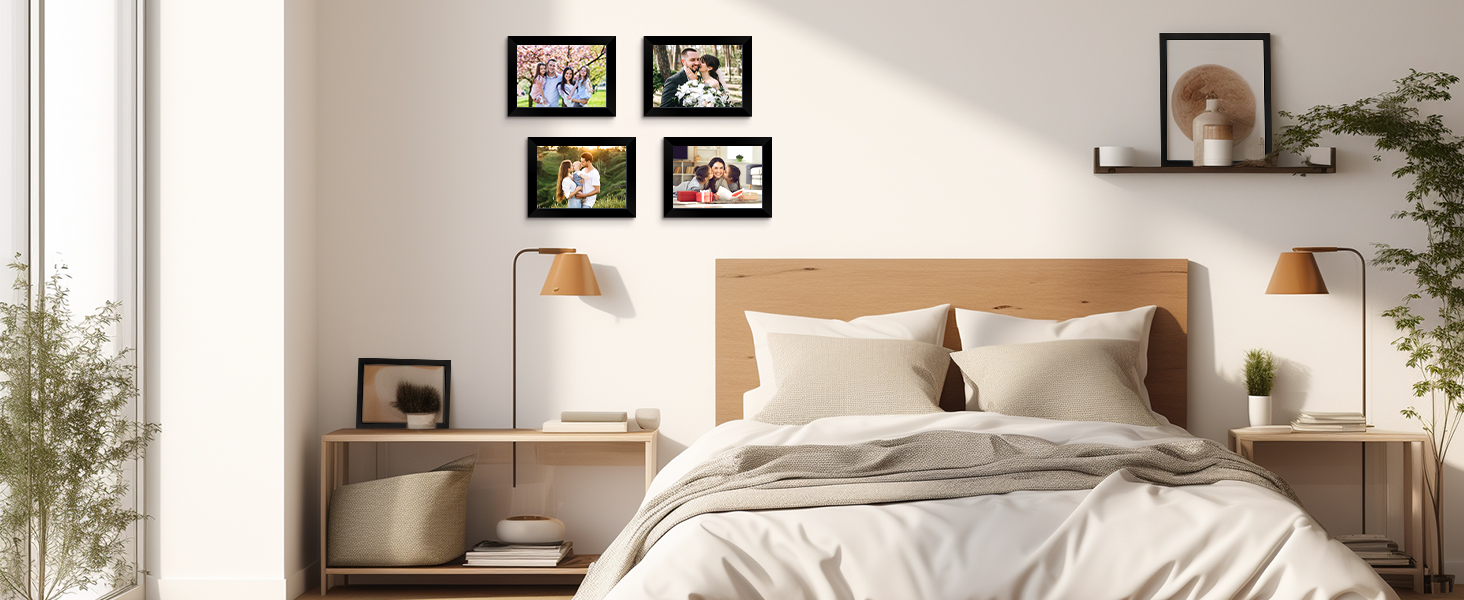 bedroom decor frames