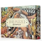 HUNGRY MINDS Octopolis 1000 Piece Jigsaw Puzzle for Adults - Challenging and Difficult Puzzle wit...