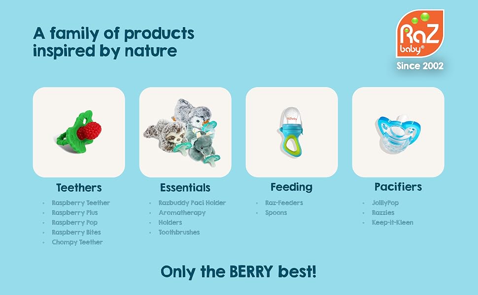 Razbaby baby teether toys for infants and toddlers
