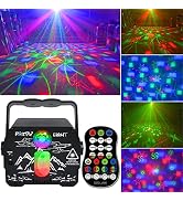 Birthday Gift Party Decorations Lights, Mini Disco Ball DJ Light with Smart Remote Control, Porta...