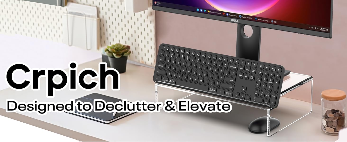 Crpich Acrylic Monitor Stand