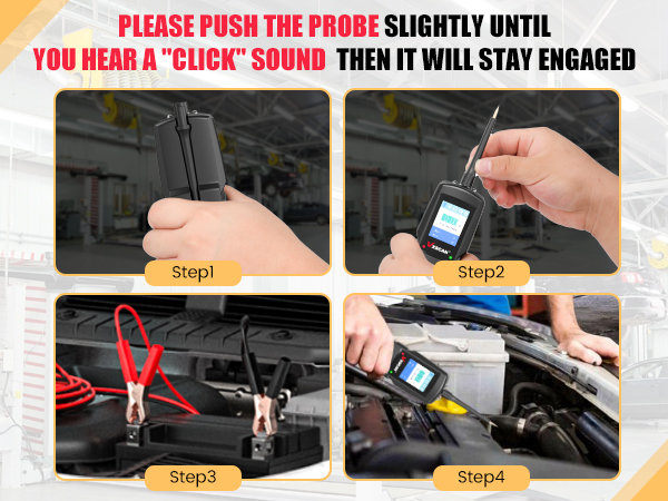 PowerScan Automotive Circuit Tester 12V 24V Power Circuit Probe Kit Automotive Circuit Tester