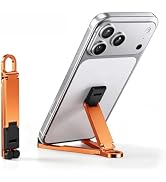 Aluminum Alloy Mini Desktop Cell Phone Holder,Foldable Keychain Phone Holder Portable Hands-Free ...