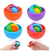 Yrissmiss Fidget Toys Adults, 4 Pack Fidget Gyro Toys Set, Ideal Gifts Quite Fidget Toys for Kids...