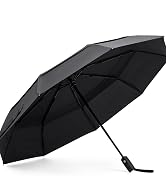 G4Free 42 Inch Travel Umbrella, Compact Vented Windproof Umbrella for Rain