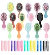30 Pcs Mini Wet Hair Brush Combs Set Small Pocket Travel Detangler Brushes,Detangling Travel Hair...
