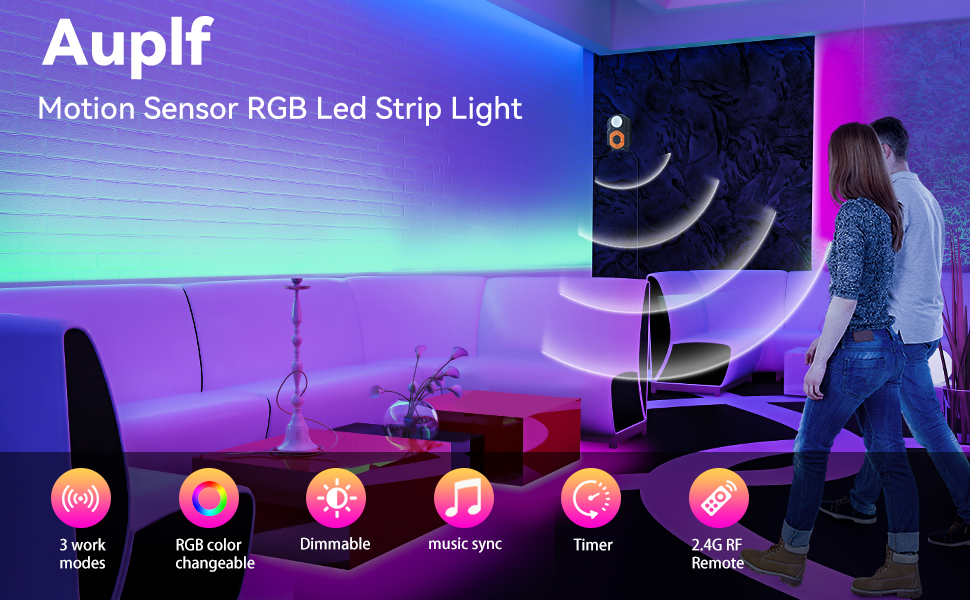 motion sensor led light strip under bed lights bed lights motion activated led light strip 20ft