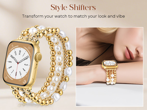 gold apple watch bands for women