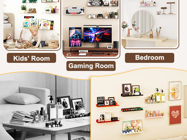 Suitable for bathrooms, bedrooms, living rooms, game rooms, and more.