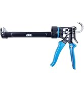 OX Tools Pro OX-P044410 10 Ounce Heavy Duty Caulk Gun, 12:1 Thrust Ratio, 10 oz Caulking Gun, Cau...